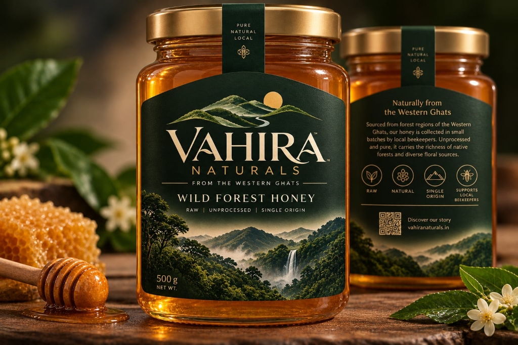 Vahira Naturals Wild Forest Honey Official Jar